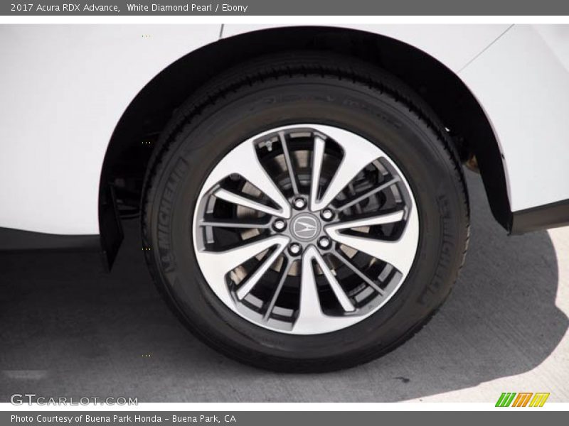White Diamond Pearl / Ebony 2017 Acura RDX Advance