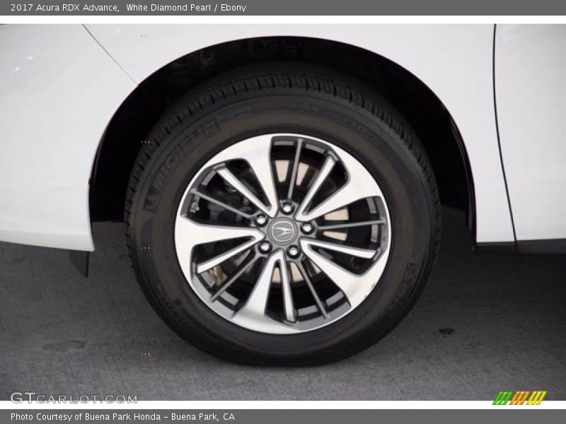 White Diamond Pearl / Ebony 2017 Acura RDX Advance