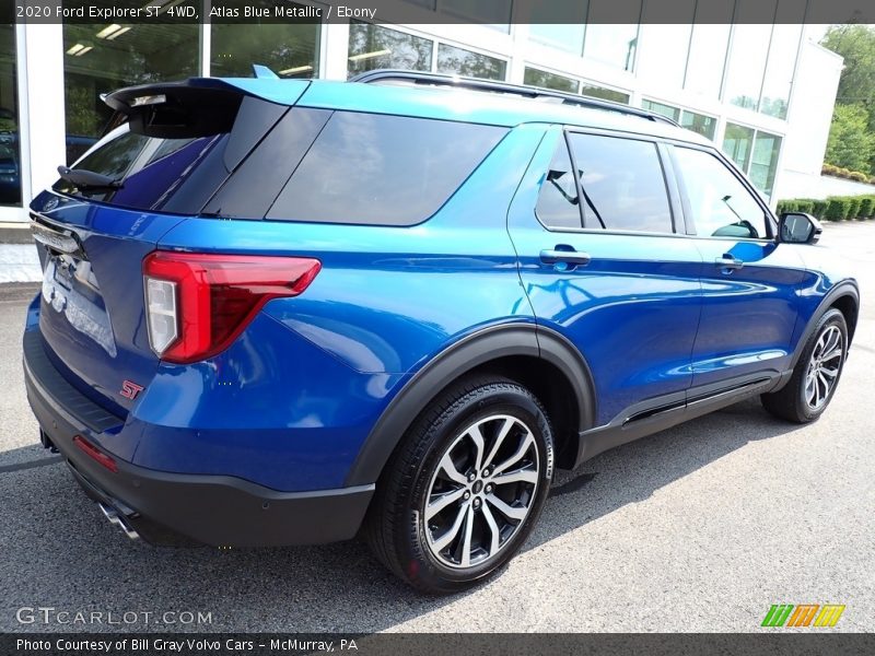 Atlas Blue Metallic / Ebony 2020 Ford Explorer ST 4WD