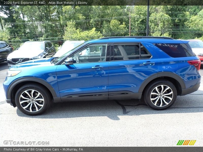 Atlas Blue Metallic / Ebony 2020 Ford Explorer ST 4WD