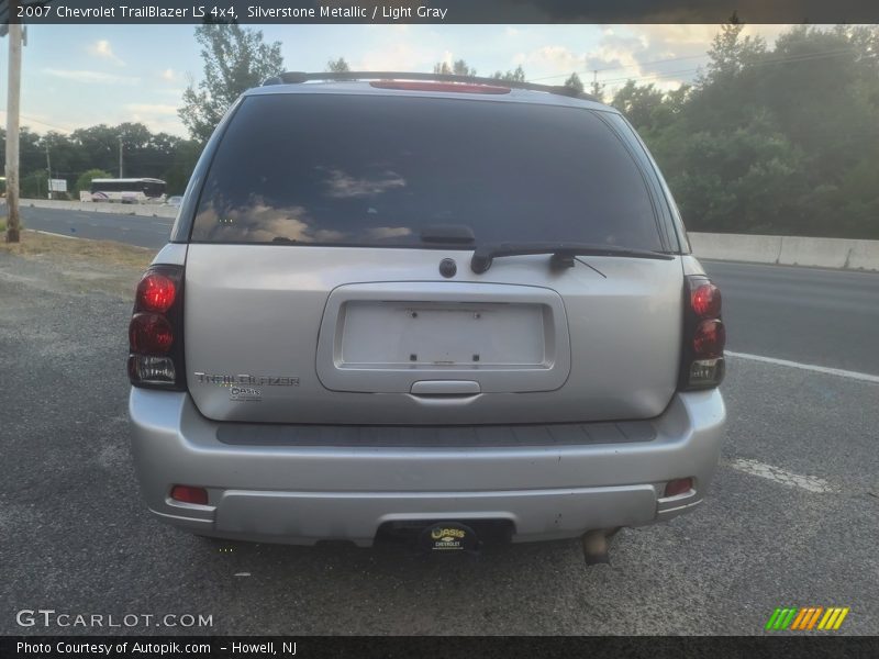 Silverstone Metallic / Light Gray 2007 Chevrolet TrailBlazer LS 4x4