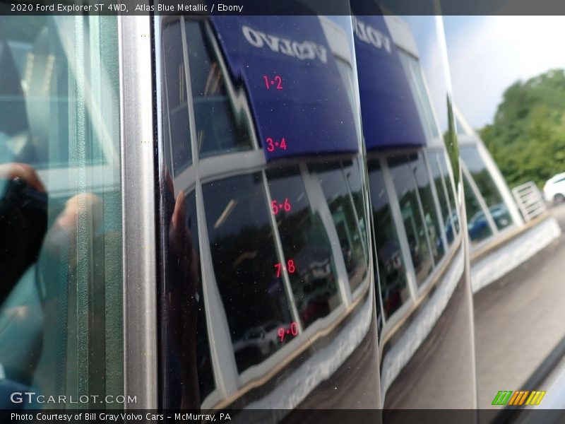 Atlas Blue Metallic / Ebony 2020 Ford Explorer ST 4WD