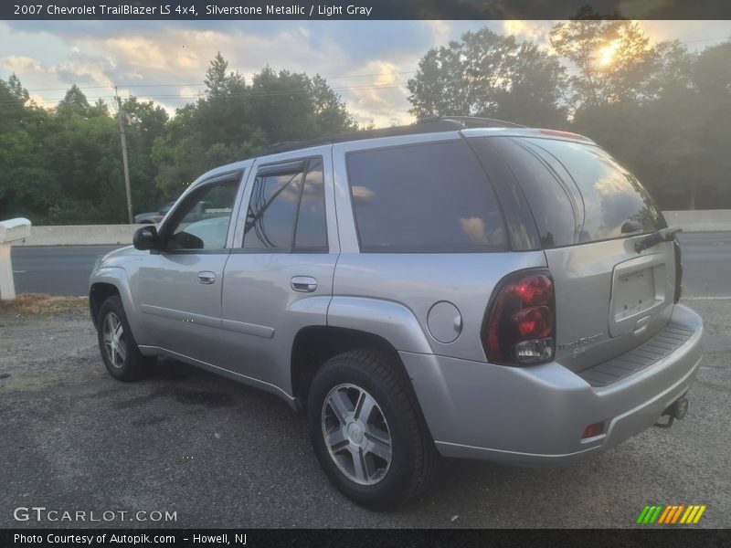 Silverstone Metallic / Light Gray 2007 Chevrolet TrailBlazer LS 4x4
