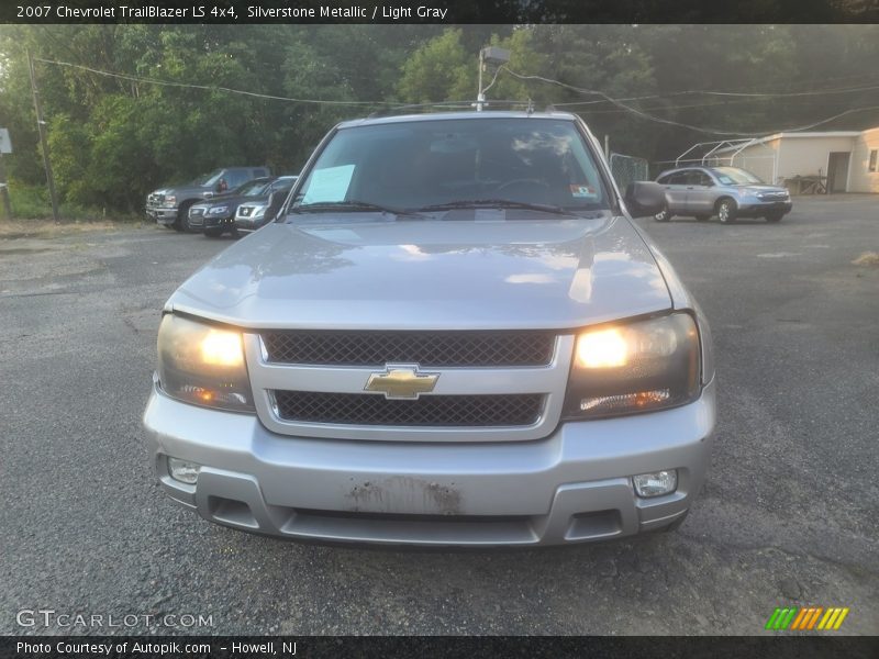 Silverstone Metallic / Light Gray 2007 Chevrolet TrailBlazer LS 4x4