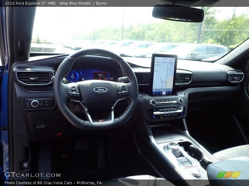 Atlas Blue Metallic / Ebony 2020 Ford Explorer ST 4WD