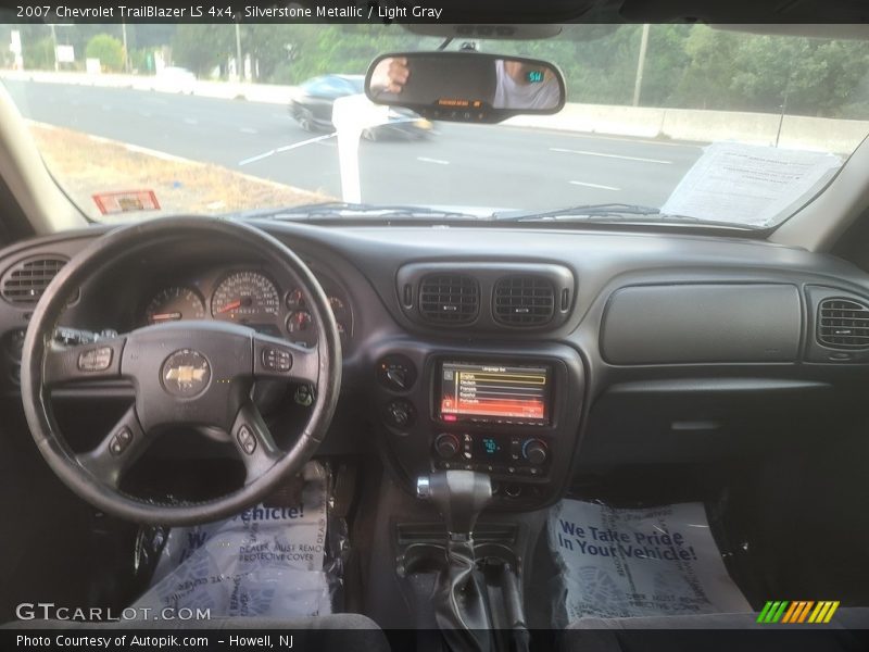 Silverstone Metallic / Light Gray 2007 Chevrolet TrailBlazer LS 4x4