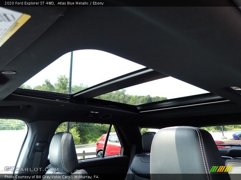 Atlas Blue Metallic / Ebony 2020 Ford Explorer ST 4WD