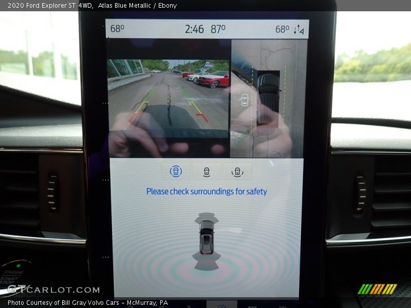 Atlas Blue Metallic / Ebony 2020 Ford Explorer ST 4WD