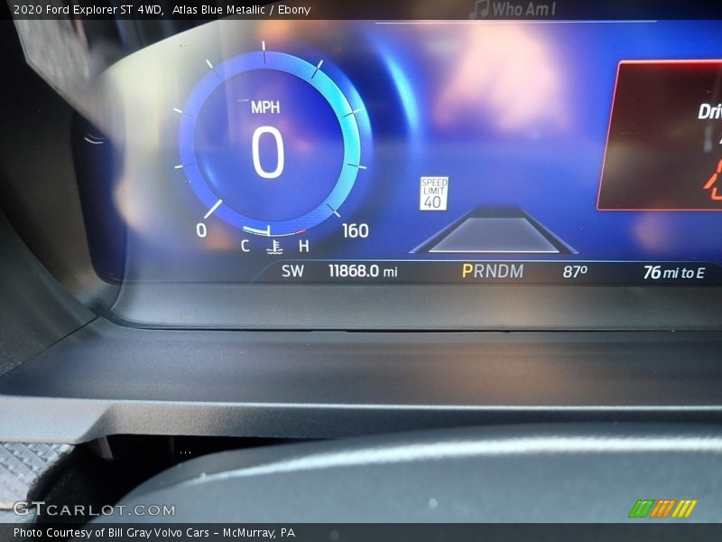 Atlas Blue Metallic / Ebony 2020 Ford Explorer ST 4WD