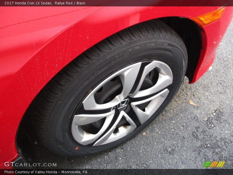 Rallye Red / Black 2017 Honda Civic LX Sedan