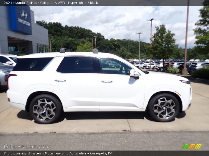 Hyper White / Black 2021 Hyundai Palisade Calligraphy AWD