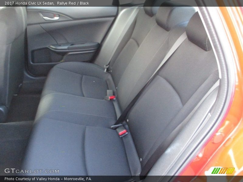 Rallye Red / Black 2017 Honda Civic LX Sedan