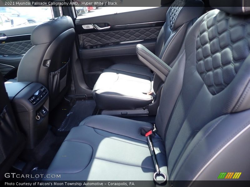 Hyper White / Black 2021 Hyundai Palisade Calligraphy AWD