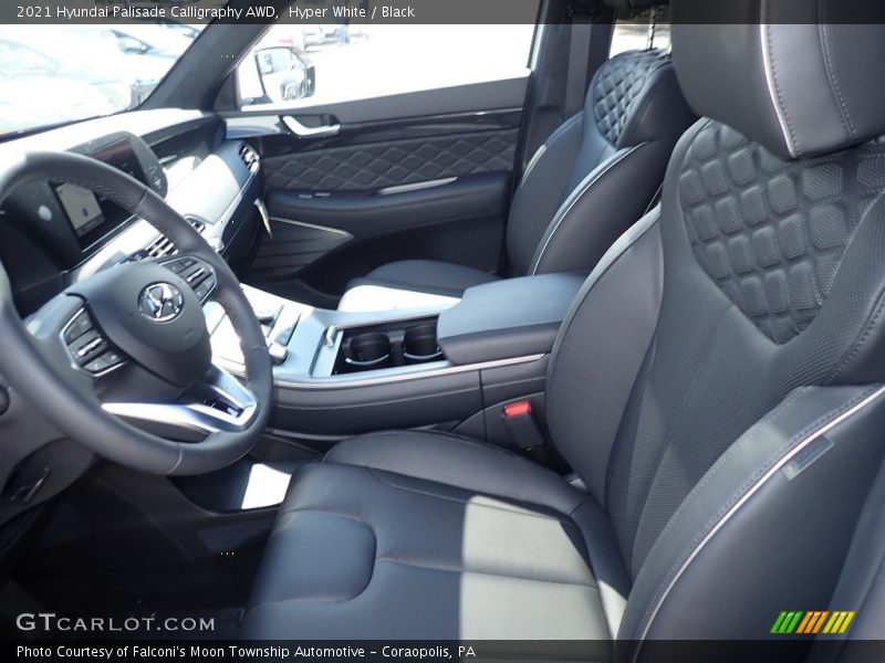 Hyper White / Black 2021 Hyundai Palisade Calligraphy AWD