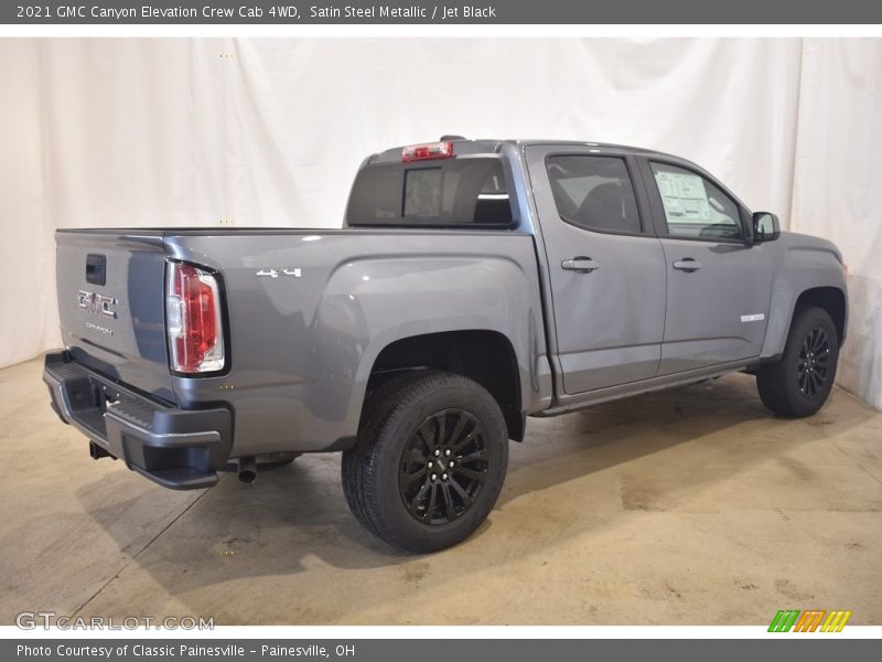 Satin Steel Metallic / Jet Black 2021 GMC Canyon Elevation Crew Cab 4WD