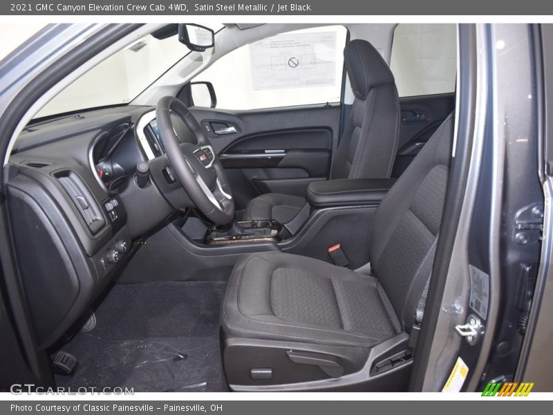 Satin Steel Metallic / Jet Black 2021 GMC Canyon Elevation Crew Cab 4WD