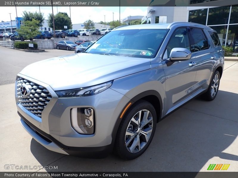 Lagoon Silver / Gray 2021 Hyundai Palisade SEL AWD