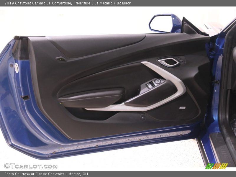 Riverside Blue Metallic / Jet Black 2019 Chevrolet Camaro LT Convertible