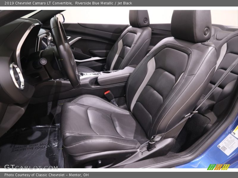 Riverside Blue Metallic / Jet Black 2019 Chevrolet Camaro LT Convertible