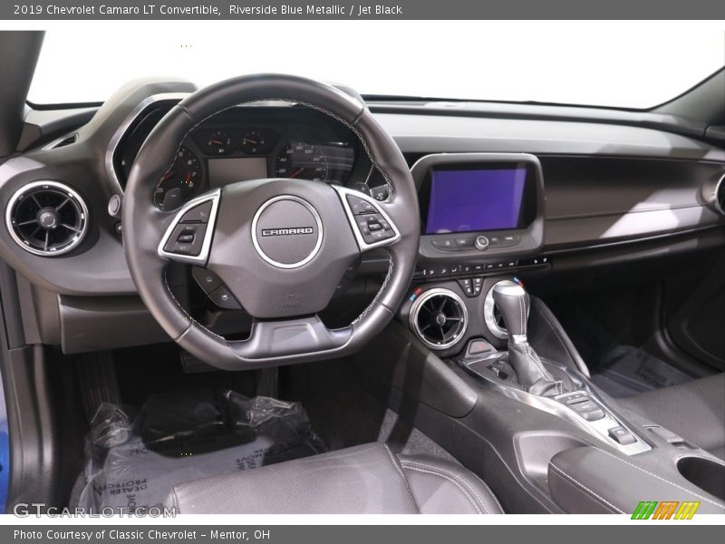 Riverside Blue Metallic / Jet Black 2019 Chevrolet Camaro LT Convertible