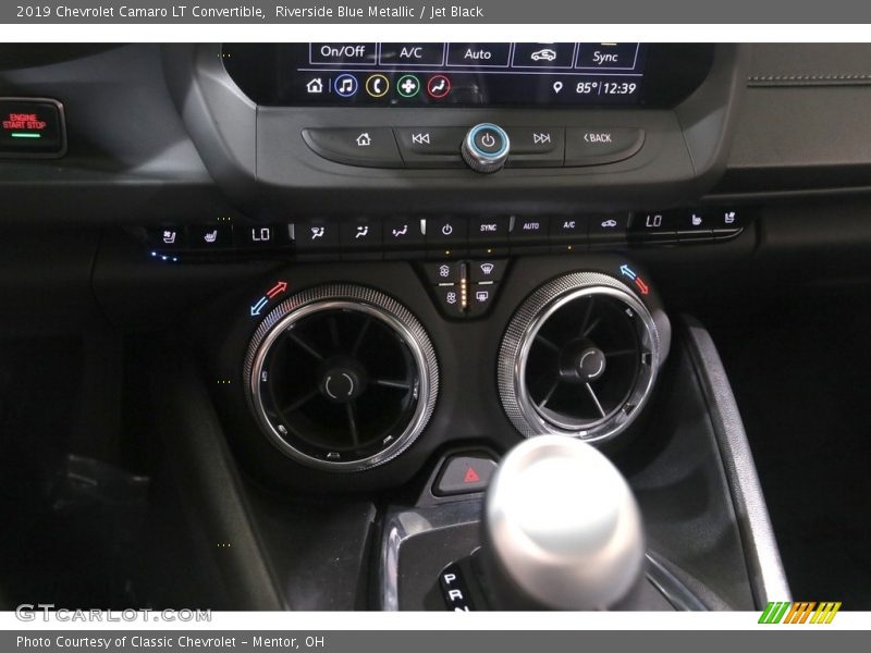 Riverside Blue Metallic / Jet Black 2019 Chevrolet Camaro LT Convertible