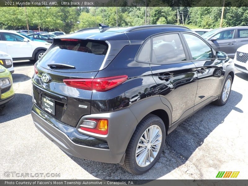 Ultra Black / Black 2021 Hyundai Kona SEL AWD