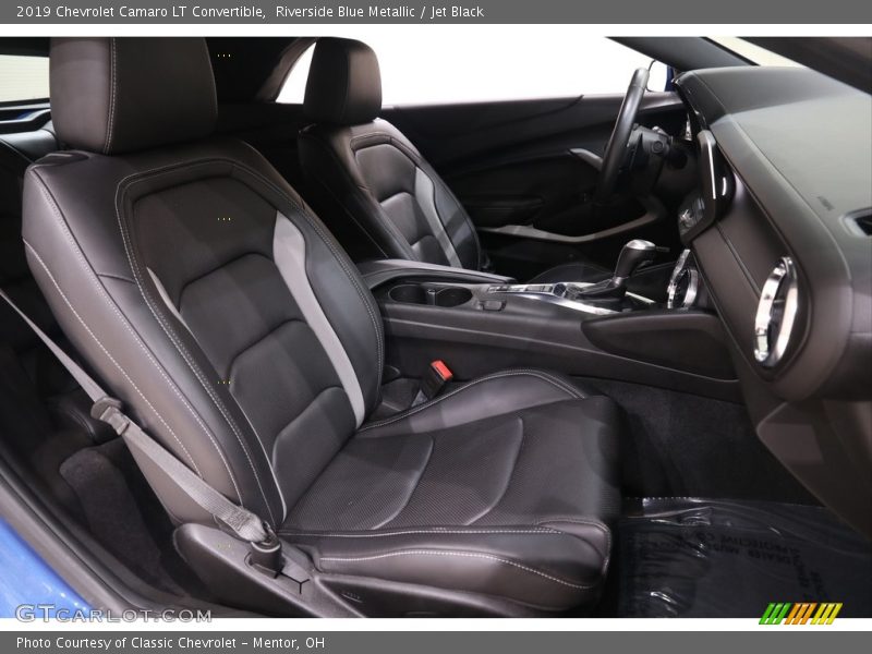 Riverside Blue Metallic / Jet Black 2019 Chevrolet Camaro LT Convertible
