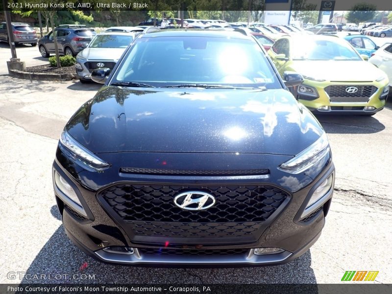Ultra Black / Black 2021 Hyundai Kona SEL AWD