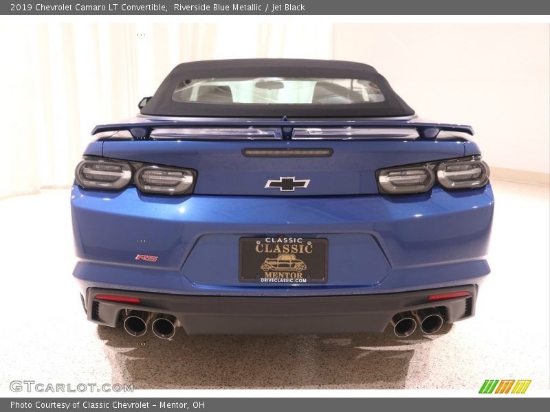 Riverside Blue Metallic / Jet Black 2019 Chevrolet Camaro LT Convertible