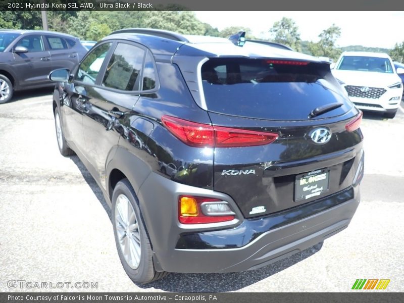 Ultra Black / Black 2021 Hyundai Kona SEL AWD