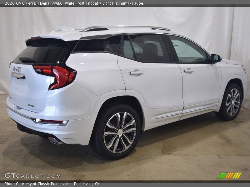 White Frost Tricoat / Light Platinum/­Taupe 2020 GMC Terrain Denali AWD