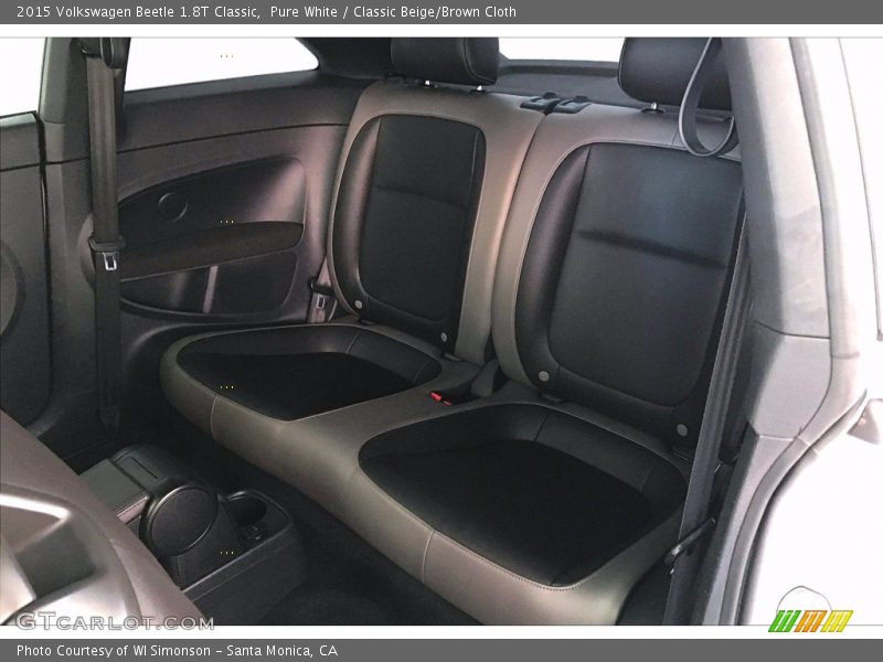 Rear Seat of 2015 Beetle 1.8T Classic