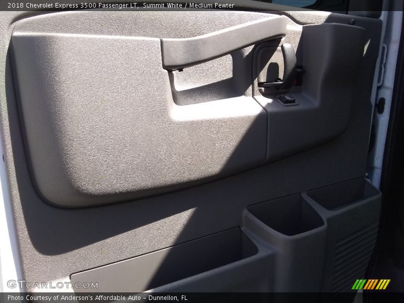 Summit White / Medium Pewter 2018 Chevrolet Express 3500 Passenger LT
