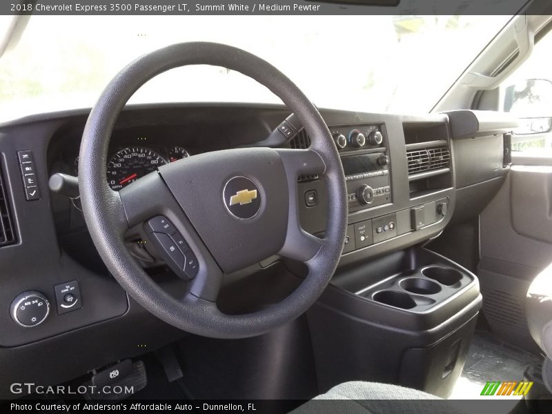 Dashboard of 2018 Express 3500 Passenger LT