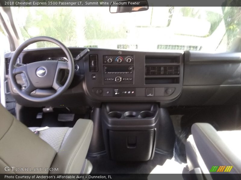 Dashboard of 2018 Express 3500 Passenger LT