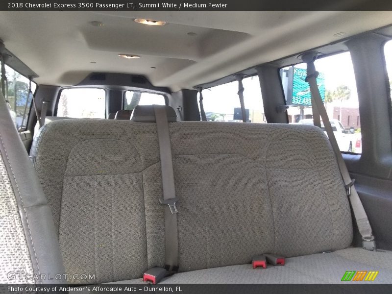 Rear Seat of 2018 Express 3500 Passenger LT