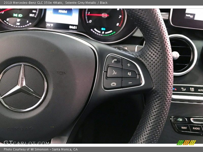 Selenite Grey Metallic / Black 2019 Mercedes-Benz GLC 350e 4Matic