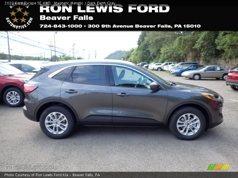Magnetic Metallic / Dark Earth Gray 2020 Ford Escape SE 4WD