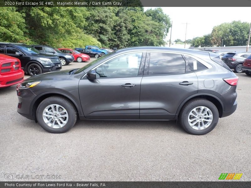 Magnetic Metallic / Dark Earth Gray 2020 Ford Escape SE 4WD