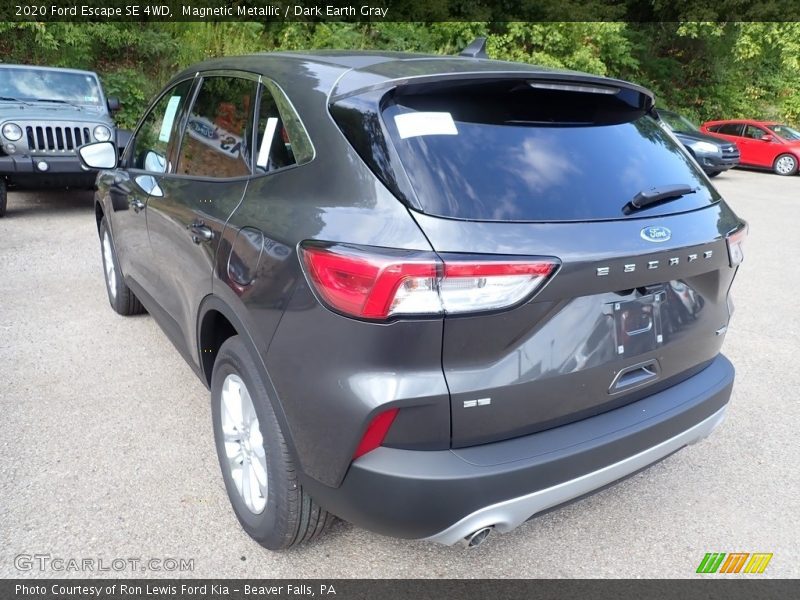 Magnetic Metallic / Dark Earth Gray 2020 Ford Escape SE 4WD