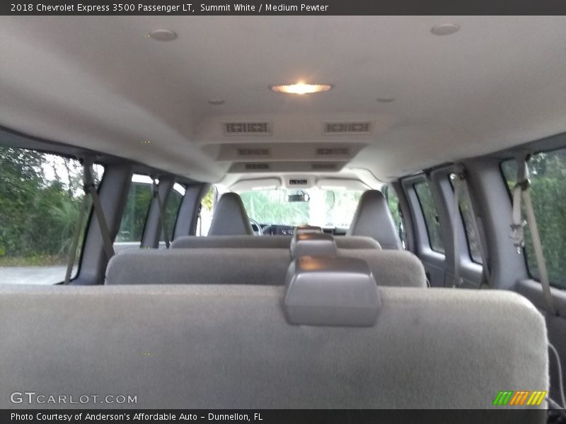 Summit White / Medium Pewter 2018 Chevrolet Express 3500 Passenger LT