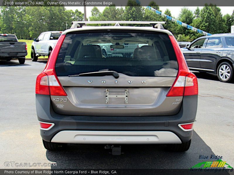 Oyster Grey Metallic / Sandstone Beige 2008 Volvo XC70 AWD