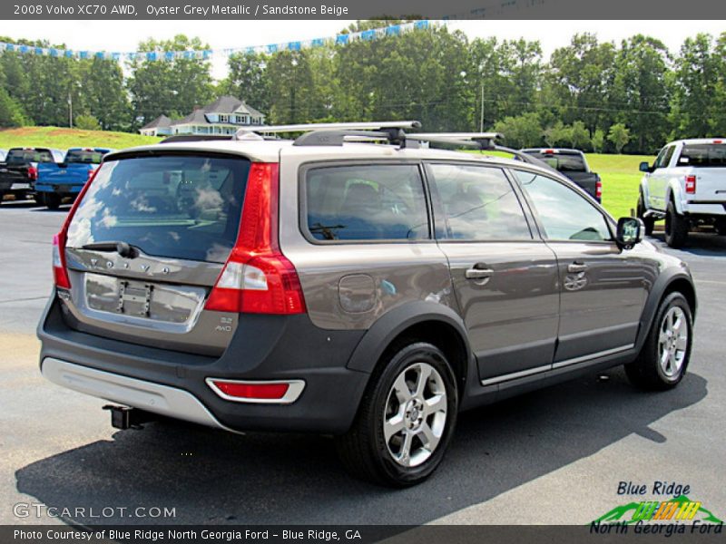 Oyster Grey Metallic / Sandstone Beige 2008 Volvo XC70 AWD