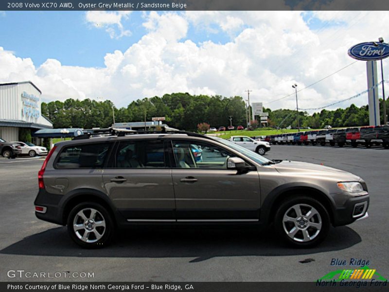 Oyster Grey Metallic / Sandstone Beige 2008 Volvo XC70 AWD