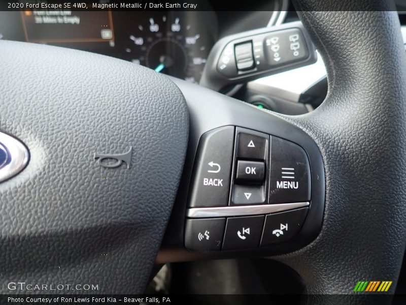 Magnetic Metallic / Dark Earth Gray 2020 Ford Escape SE 4WD