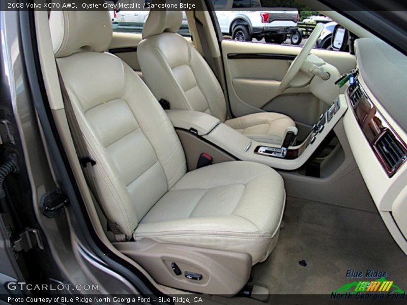 Oyster Grey Metallic / Sandstone Beige 2008 Volvo XC70 AWD