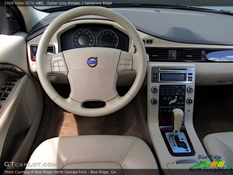 Oyster Grey Metallic / Sandstone Beige 2008 Volvo XC70 AWD
