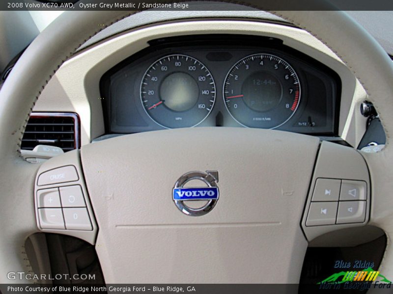 Oyster Grey Metallic / Sandstone Beige 2008 Volvo XC70 AWD