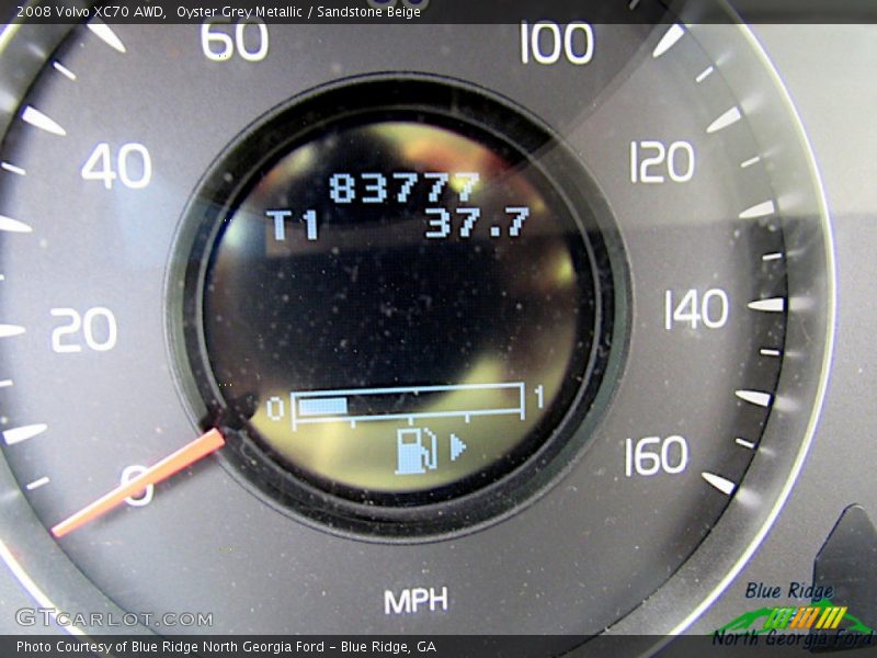 Oyster Grey Metallic / Sandstone Beige 2008 Volvo XC70 AWD