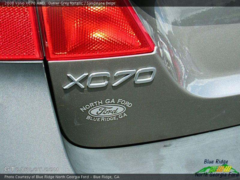Oyster Grey Metallic / Sandstone Beige 2008 Volvo XC70 AWD